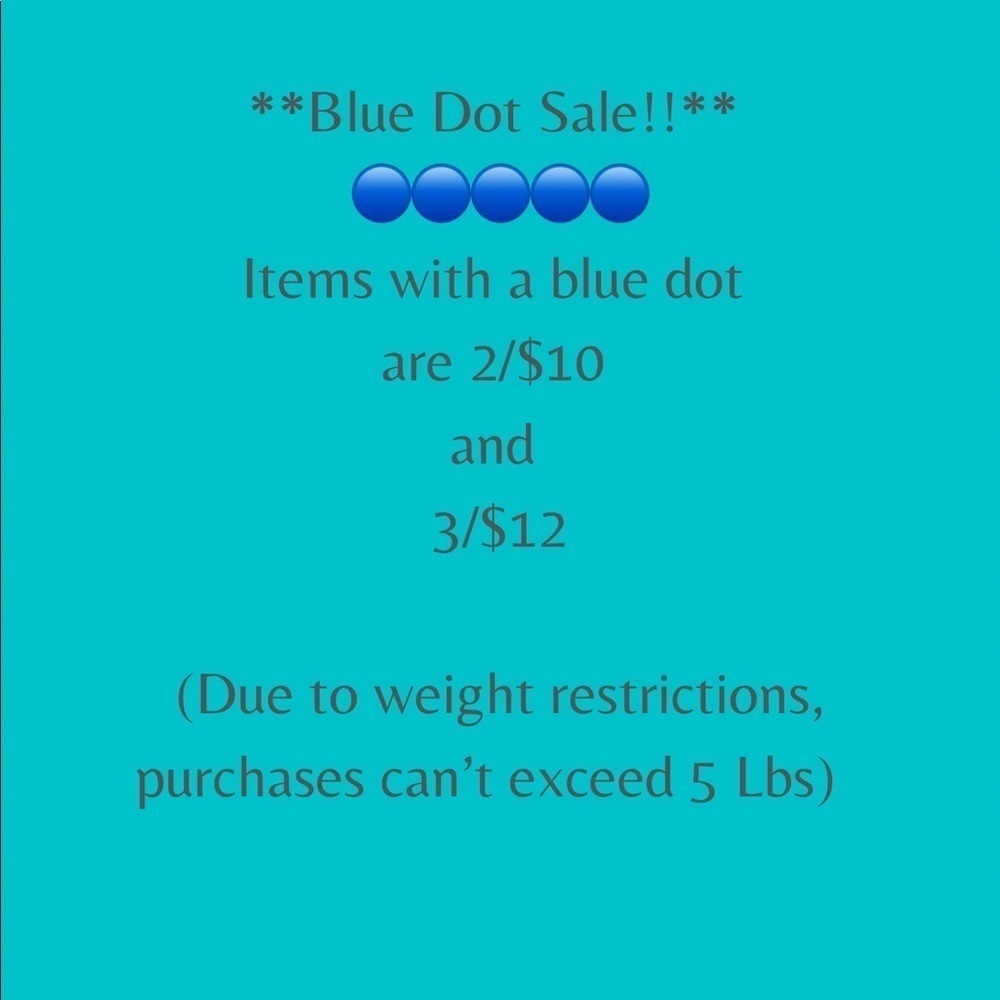 Blue Dot Sale!